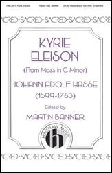 Kyrie Eleison SATB choral sheet music cover